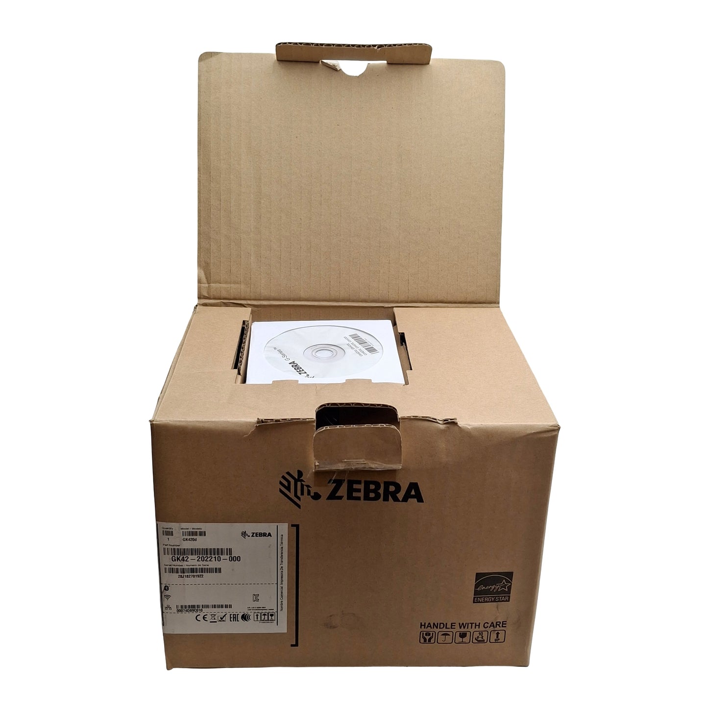 New – Open box Zebra GK42-202210-000 GK420D Thermal Barcode Printer 203dpi, 4in Width, 24VDC