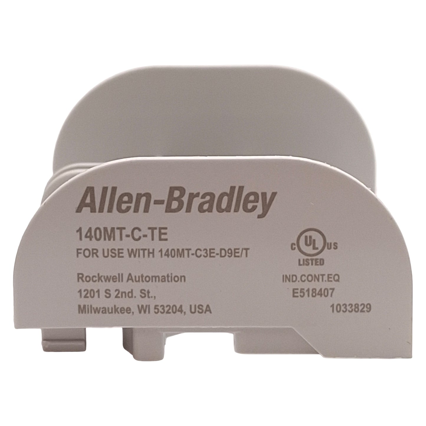 Used Lot of 10 Allen Bradley 140MT-C-TE Spacing Adapter For 140MT-C, D & 140M-F MPCBs