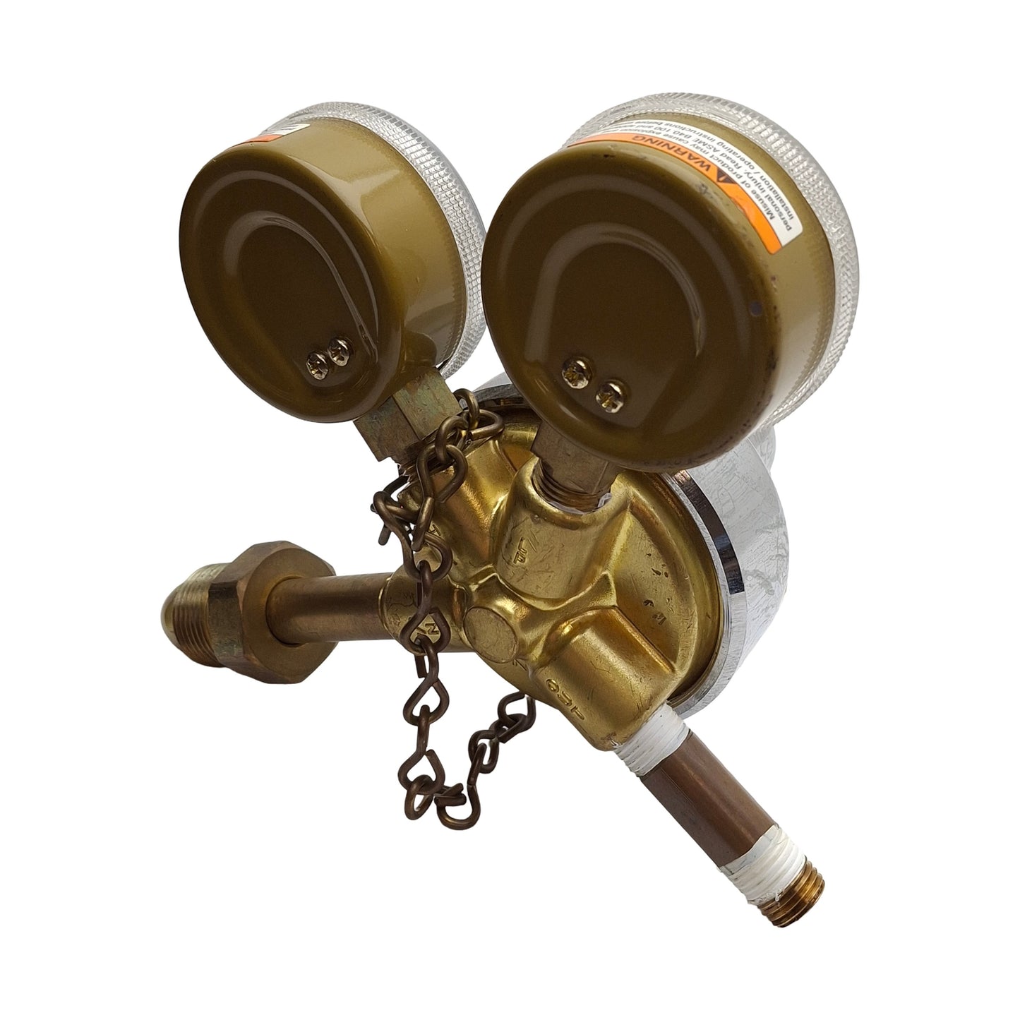 Used Harris 25-200C-580 Single Stage Gas Regulator, 3000psig In/0-200Psig Set CGA580