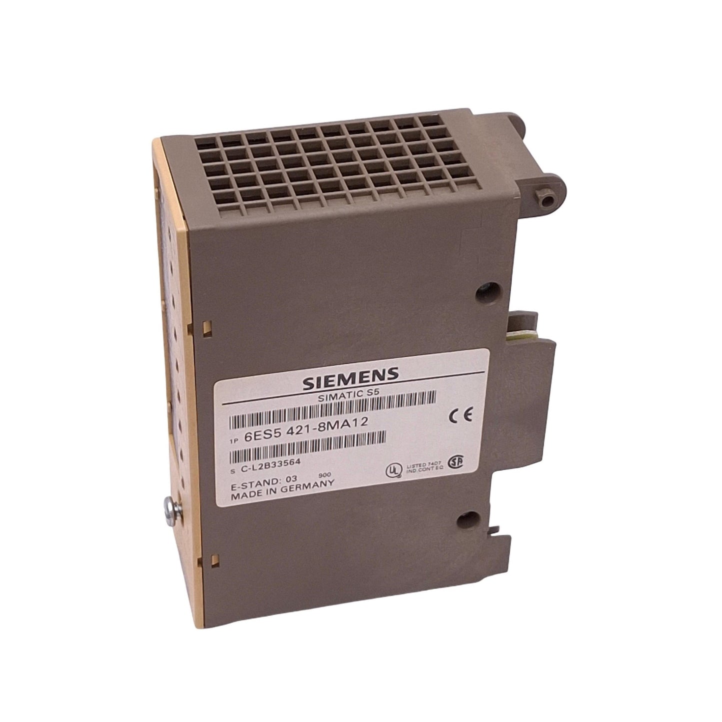 Used Siemens 6ES5421-8MA12 Digital Input Module for SIMATIC S5 PLC, 8-Point, 24VDC