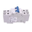 Used Allen Bradley 1489-M2D050 Circuit Breaker, 2-Pole 5A, 480Y/277VAC, D-Curve