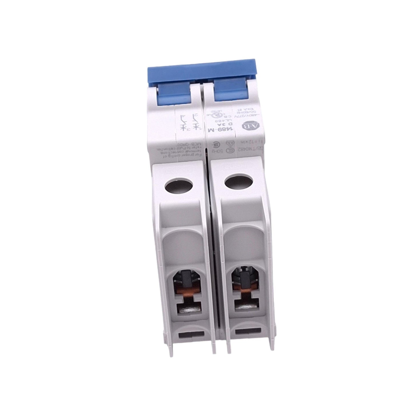 New Allen Bradley 1489-M2D030 Circuit Breaker, 2-Pole 3A, 480Y/277VAC, D-Curve