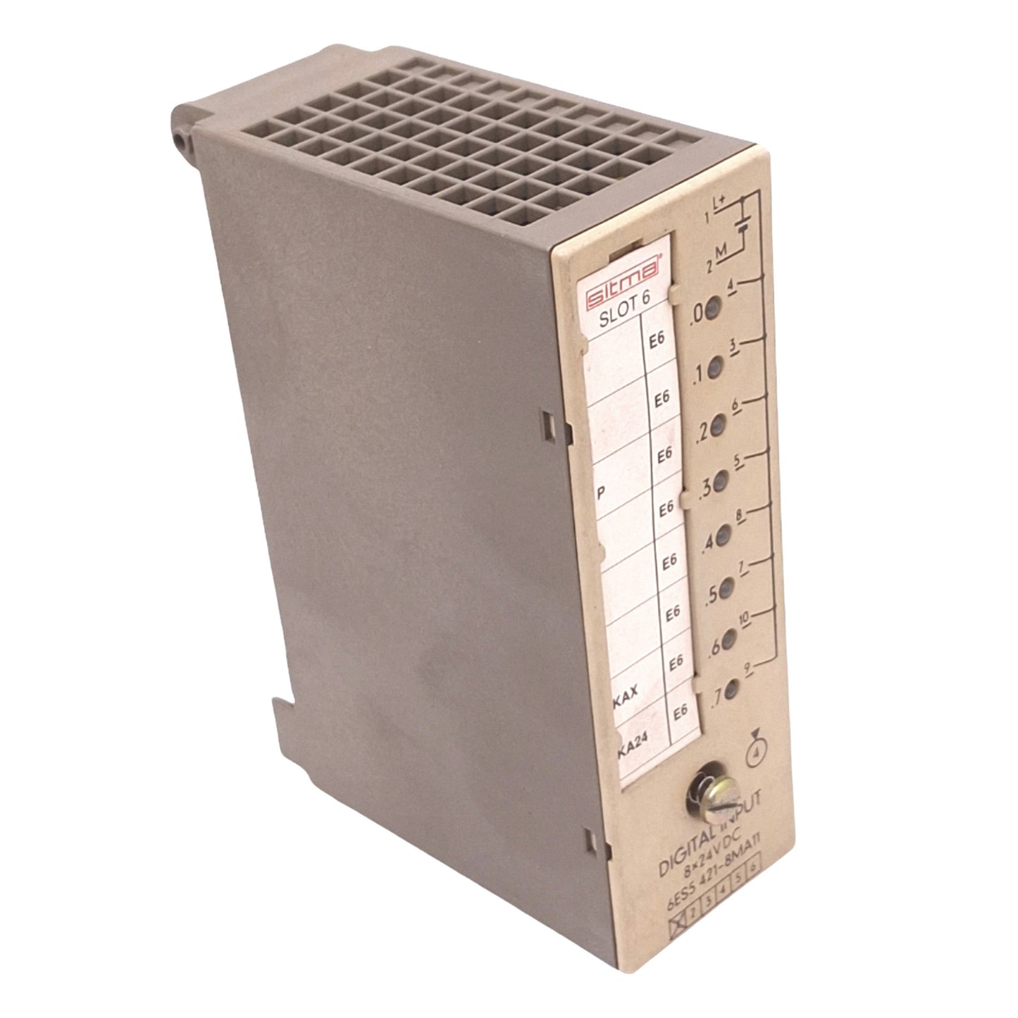 Used Siemens 6ES5421-8MA11 Digital Input Module for SIMATIC S5 PLC, 8-Point, 24VDC