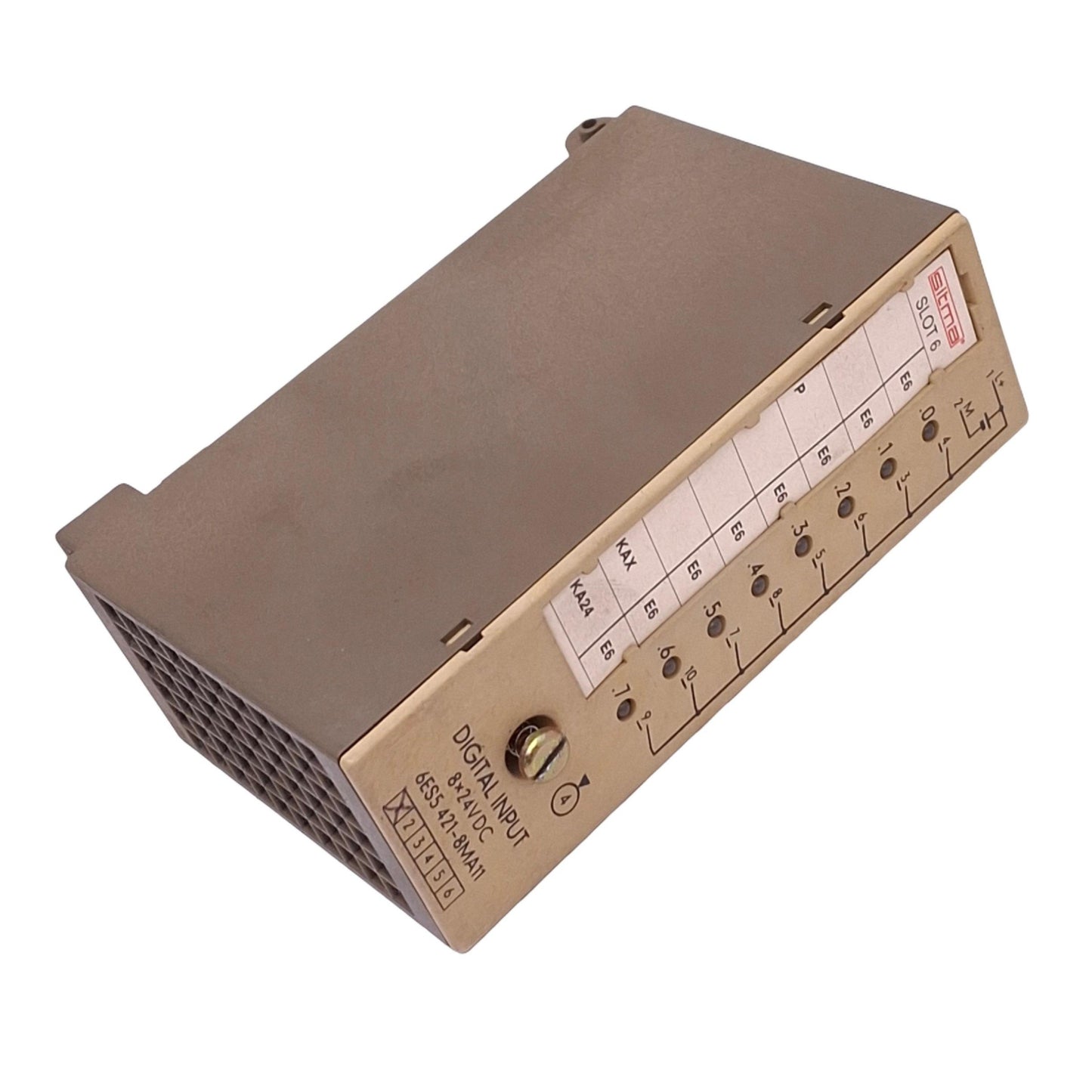 Used Siemens 6ES5421-8MA11 Digital Input Module for SIMATIC S5 PLC, 8-Point, 24VDC