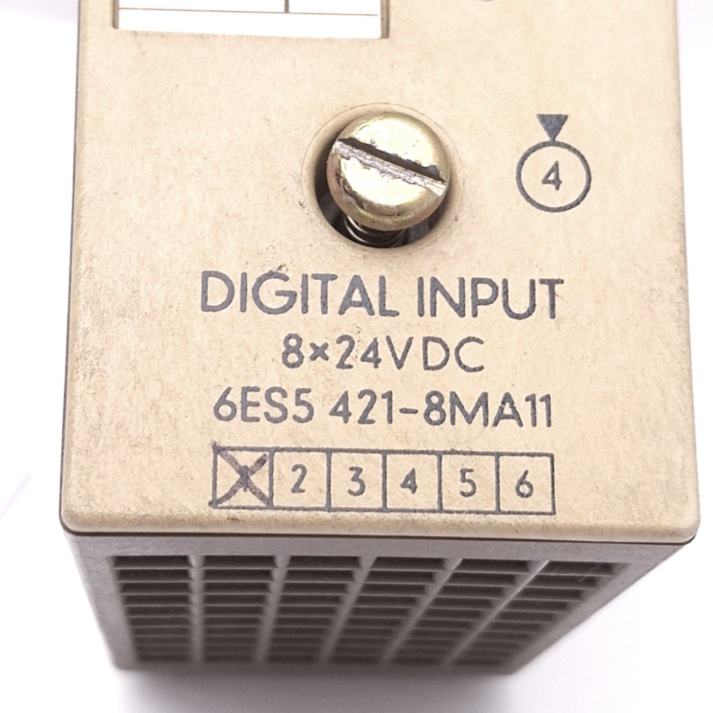 Used Siemens 6ES5421-8MA11 Digital Input Module for SIMATIC S5 PLC, 8-Point, 24VDC