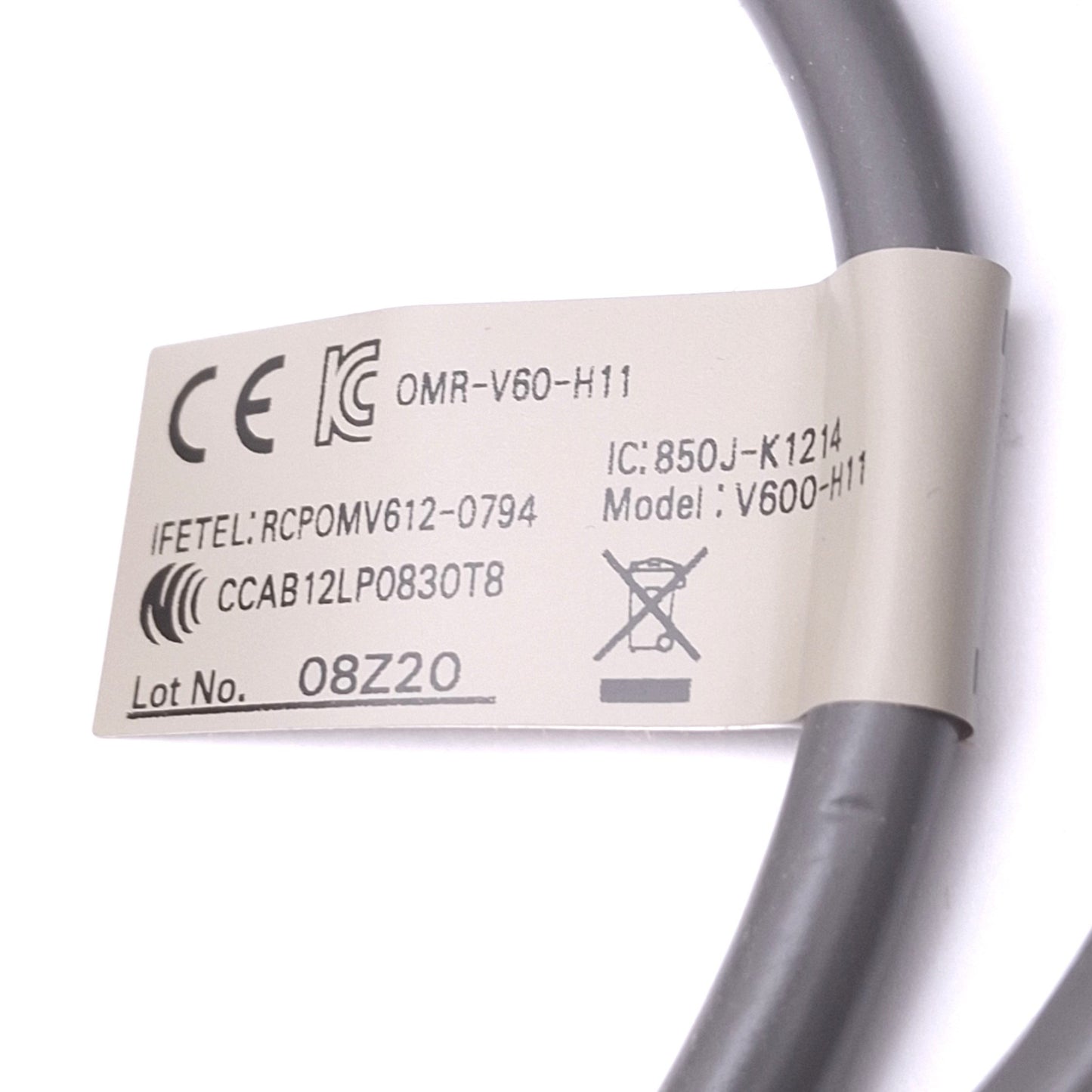 New Omron V600-H11 RFID Read/Write Head for V600 ID, 530kHz, 2m Cable, 12-Pin