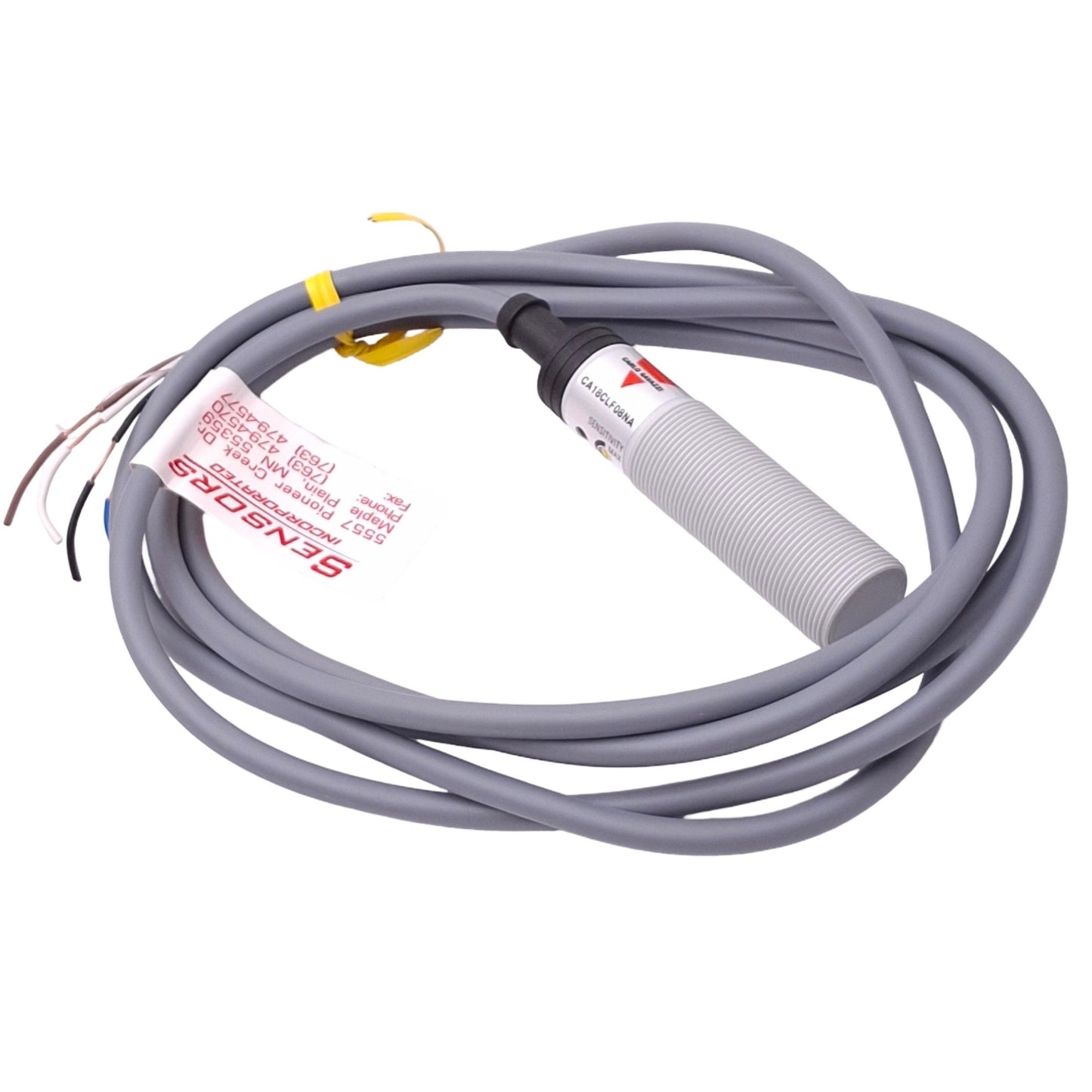 New Carlo Gavazzi CA18CLF08NA Proximity Sensor, 10-40VDC 0.2A, NPN Out, M18