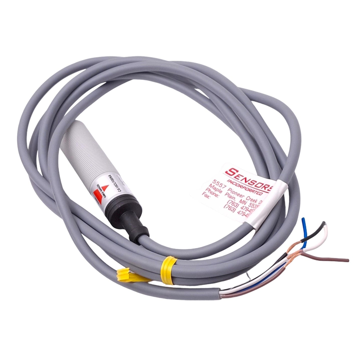 New Carlo Gavazzi CA18CLF08NA Proximity Sensor, 10-40VDC 0.2A, NPN Out, M18