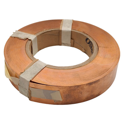 New A.J. Oster Flat Copper Banding, 0.04in Thickness x 2in Width x 32.8lbs