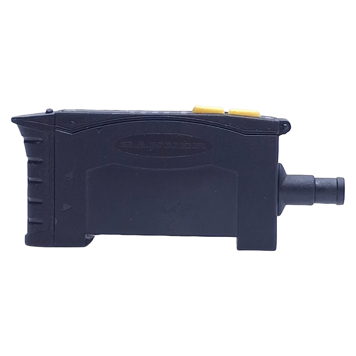 Used Banner D10BFPQ Fiber Optic Sensor, NPN/PNP Out, Red Beam, 10-30VDC, 6-Pin M8