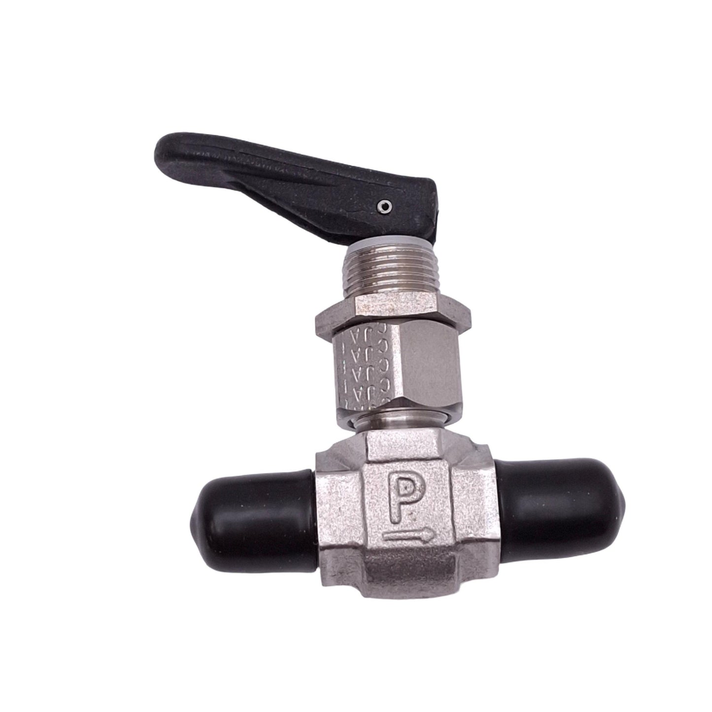 New Parker 2M-V4LQ-SSP Stainless Steel Needle Valve, 1/8in NPT, 300psi Max