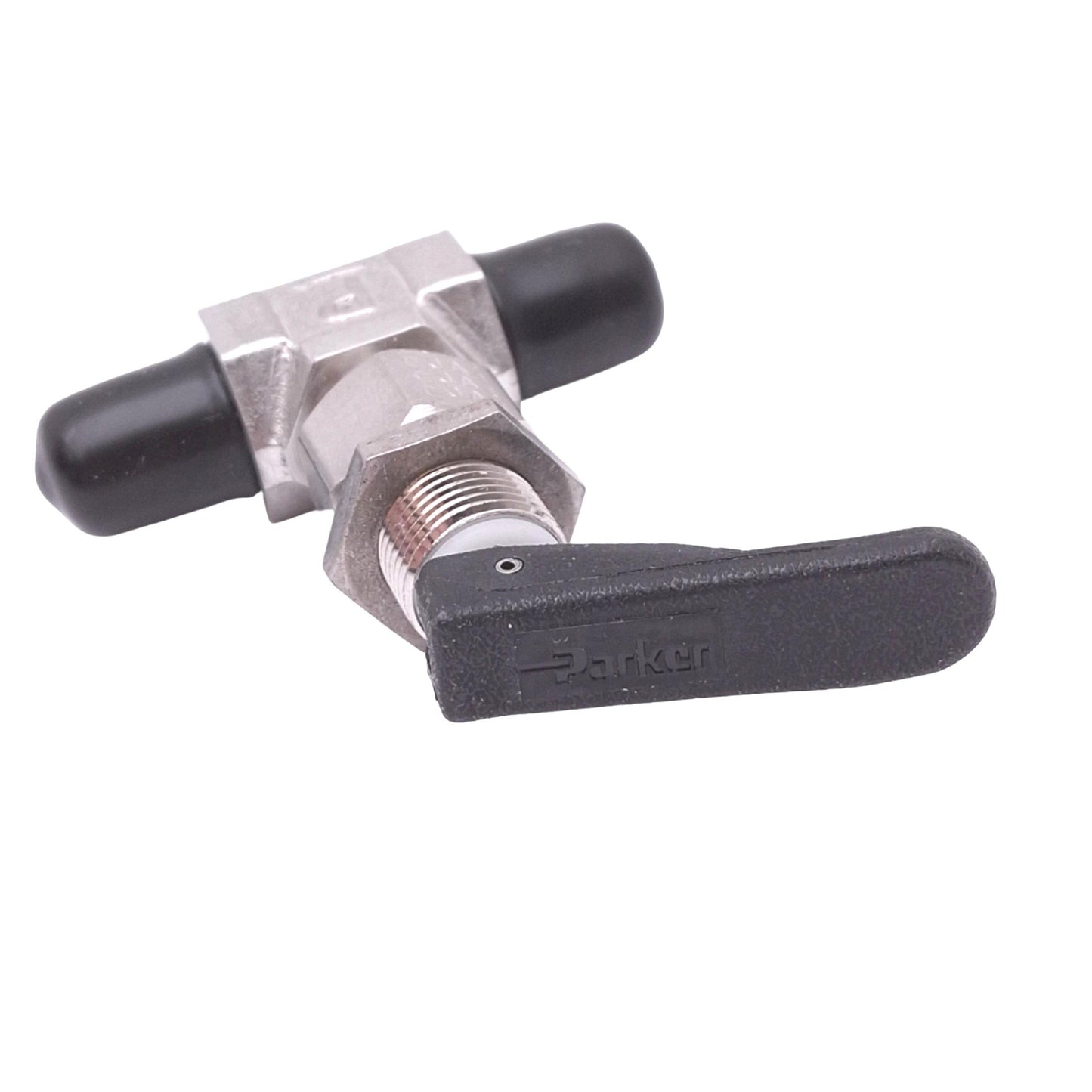 New Parker 2M-V4LQ-SSP Stainless Steel Needle Valve, 1/8in NPT, 300psi Max