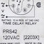 Used ABB PRS42 Time Delay Relay, 0.1-10sec Range, 10A at 240VAC Load, 8-Pin Octal
