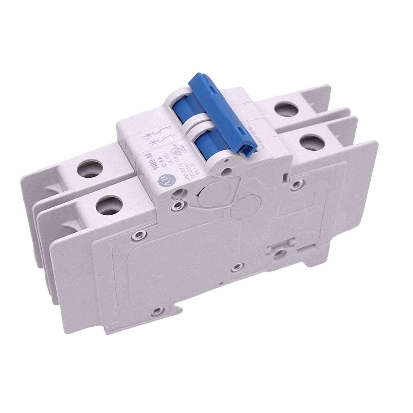 New Allen Bradley 1489-M2C050 Circuit Breaker, 2-Pole 5A, 480Y/277VAC, C-Curve