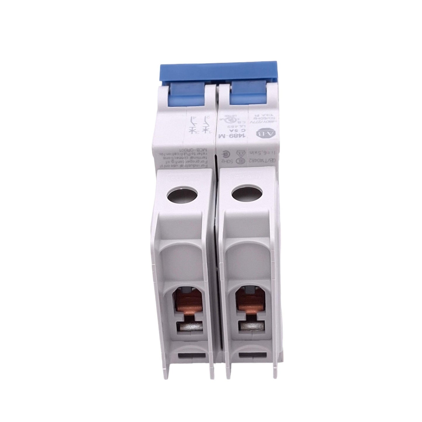 New Allen Bradley 1489-M2C050 Circuit Breaker, 2-Pole 5A, 480Y/277VAC, C-Curve