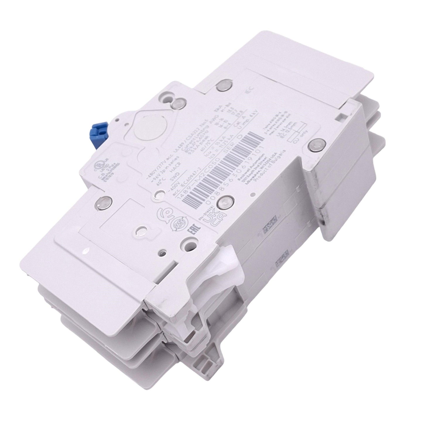 New Allen Bradley 1489-M2C050 Circuit Breaker, 2-Pole 5A, 480Y/277VAC, C-Curve