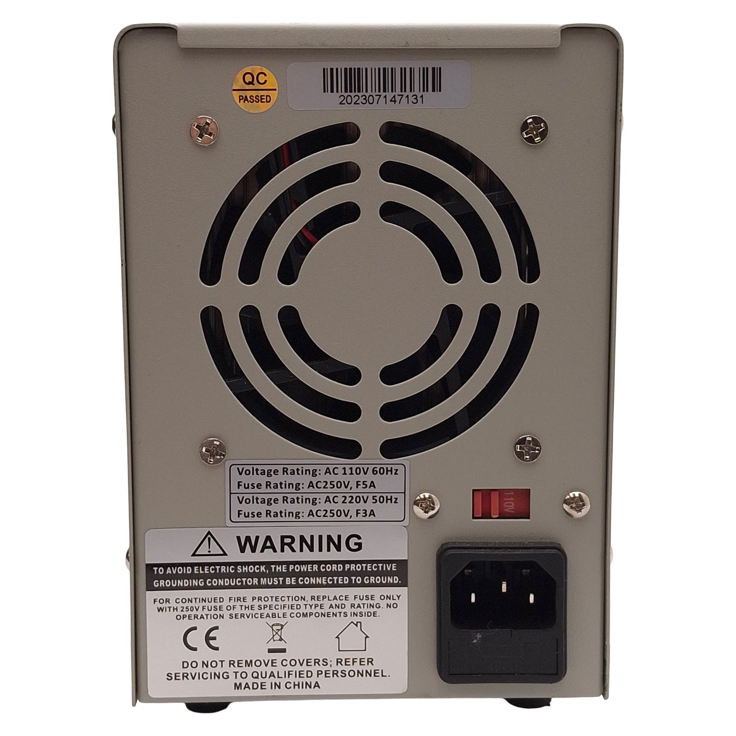 Used Korad KD3005 Digital-Control DC Power Supply, 150W 0-30VDC 0-5A Out, 110VAC In