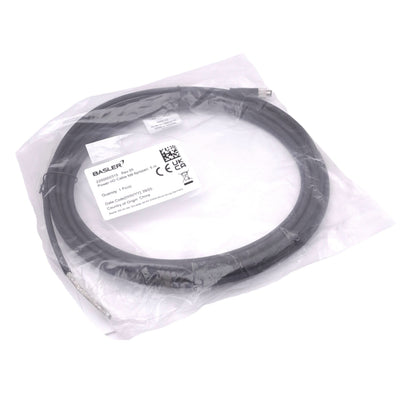 New Basler 2200000315 Power-I/O Cable for Machine Vision Camera, M8 6-Pin, 5m