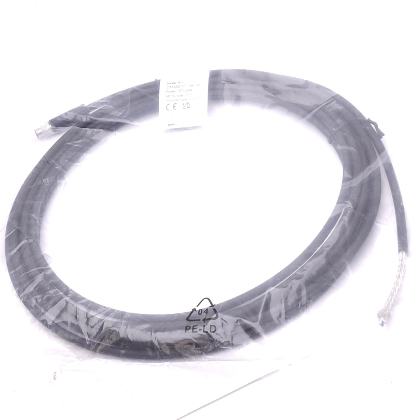New Basler 2200000315 Power-I/O Cable for Machine Vision Camera, M8 6-Pin, 5m
