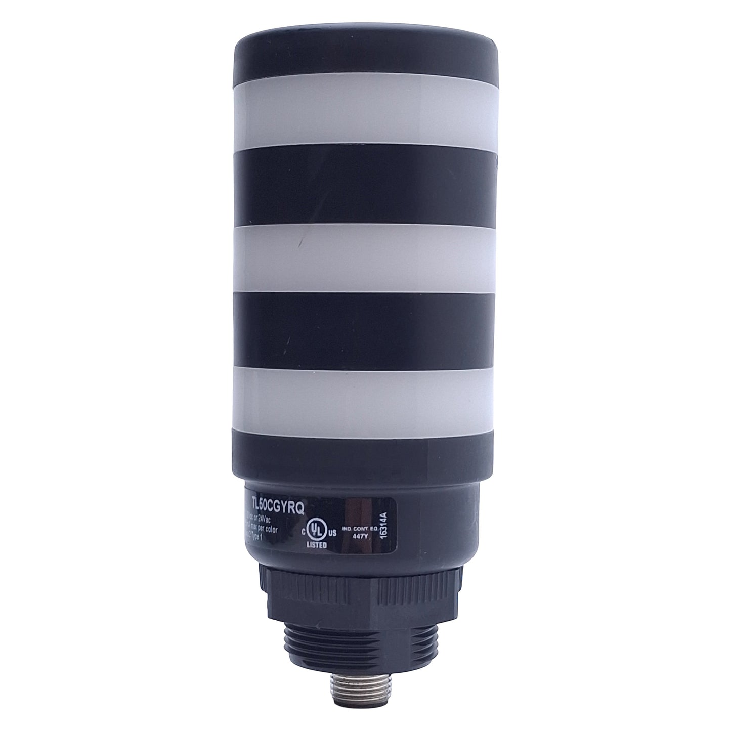 Used Banner TL50CGYRQ LED Light Tower 50mm, Green/Yellow/Red, 4-Pin M12, 10-30VDC