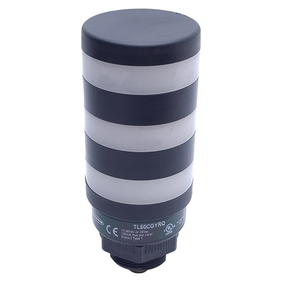 Used Banner TL50CGYRQ LED Light Tower 50mm, Green/Yellow/Red, 4-Pin M12, 10-30VDC