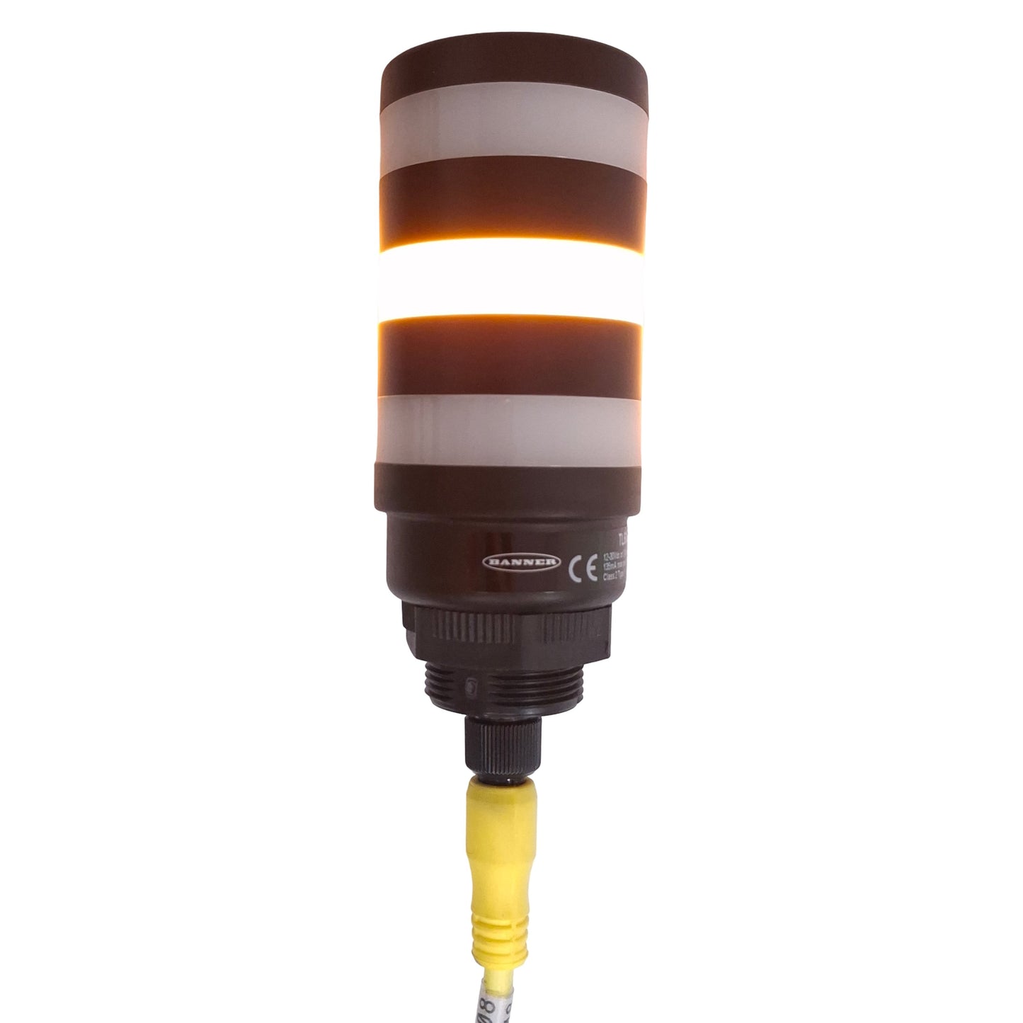 Used Banner TL50CGYRQ LED Light Tower 50mm, Green/Yellow/Red, 4-Pin M12, 10-30VDC