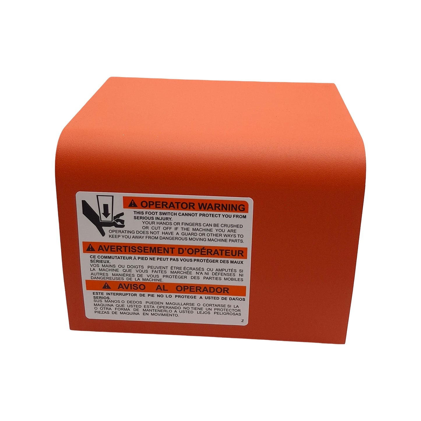 New – Open box Linemaster 522-B14 Full Foot Guard, Heavy Gauge Steel, 4.4in x 6in, Single Foot