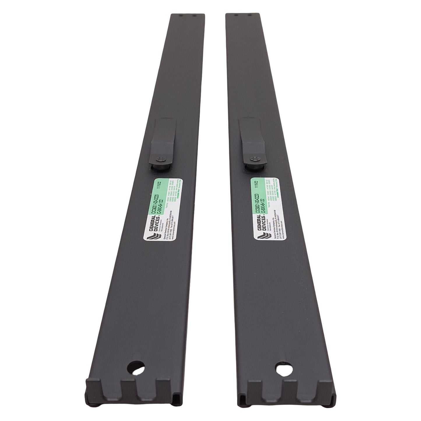 New General Devices C-300-S-122 Telescopic Slide Set, 22in Length + 23in Extension