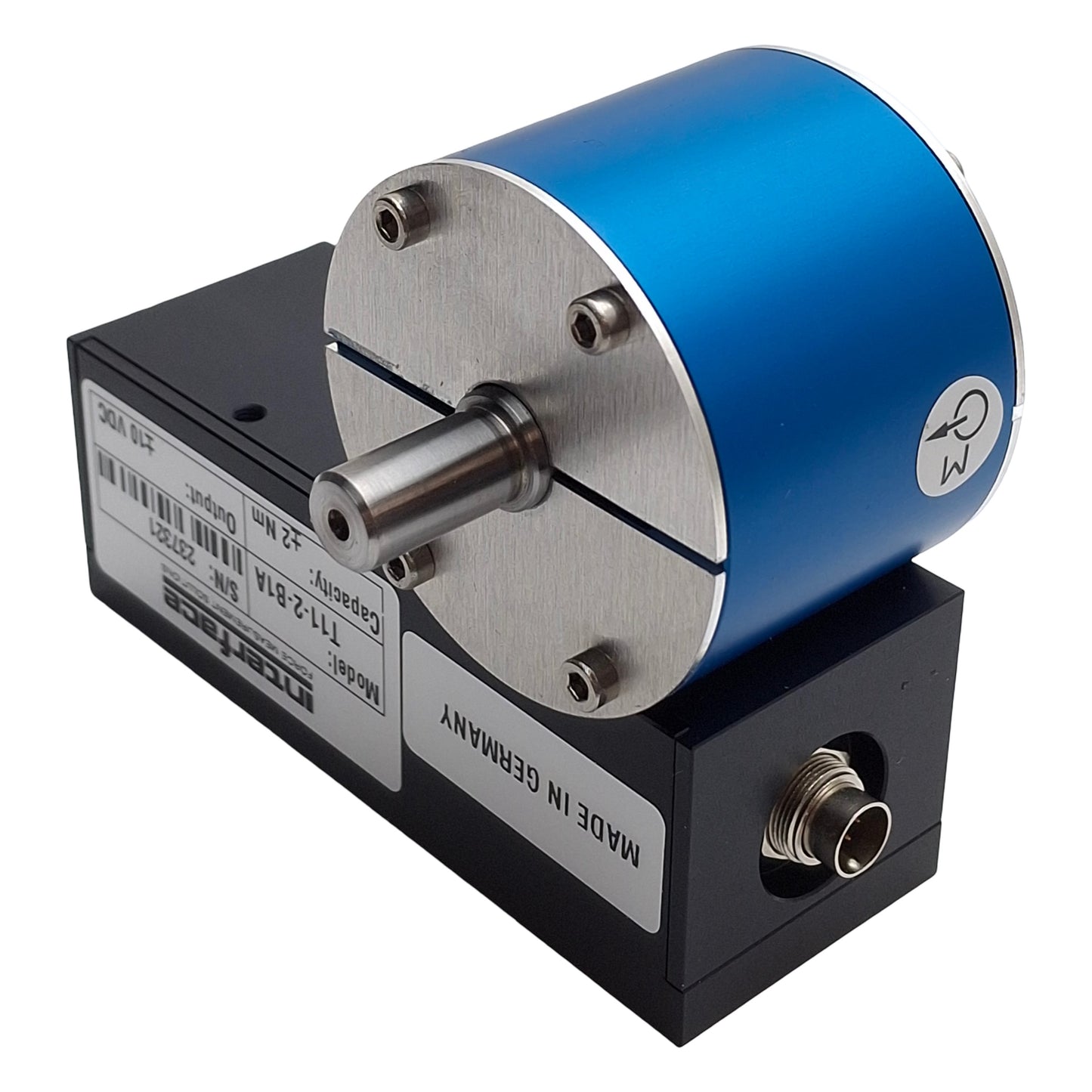 New – Open box Interface T11-2-B1A Rotary Torque Transducer ø8mm Shaft 2Nm, 28VDC In 10VDC Out