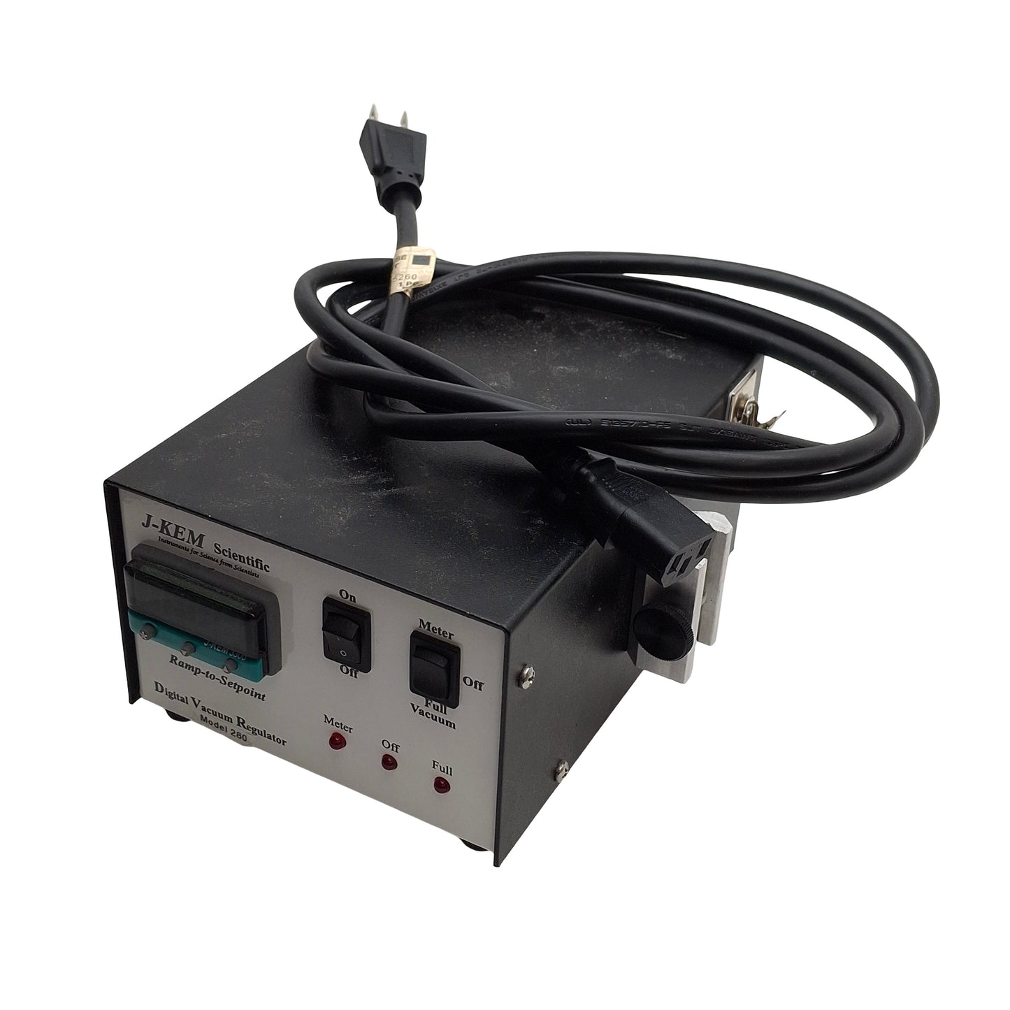 Used J-Kem Model 280 Vacuum Controller +/- 1Torr, 1/8in NPT, USB-B, 120VAC 10A