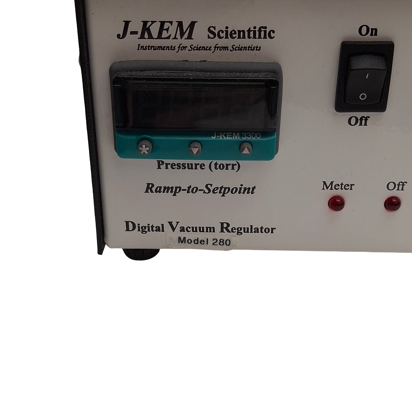 Used J-Kem Model 280 Vacuum Controller +/- 1Torr, 1/8in NPT, USB-B, 120VAC 10A