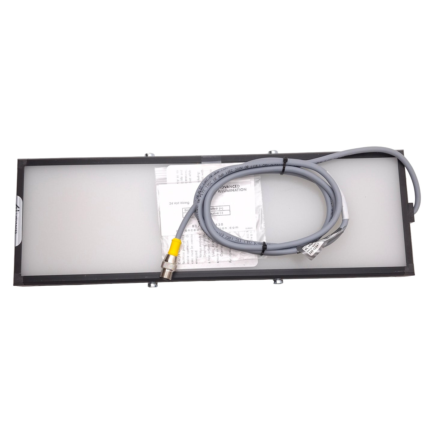 New AI BL1404-66024-M12 Machine Vision Backlight, Red 660nm, 14in x 4in, M12, 24VDC