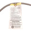 Used Western Enterprises PF2-4-36 Teflon Hose Pigtail Assembly, SS304, 1/4NPT, 36in