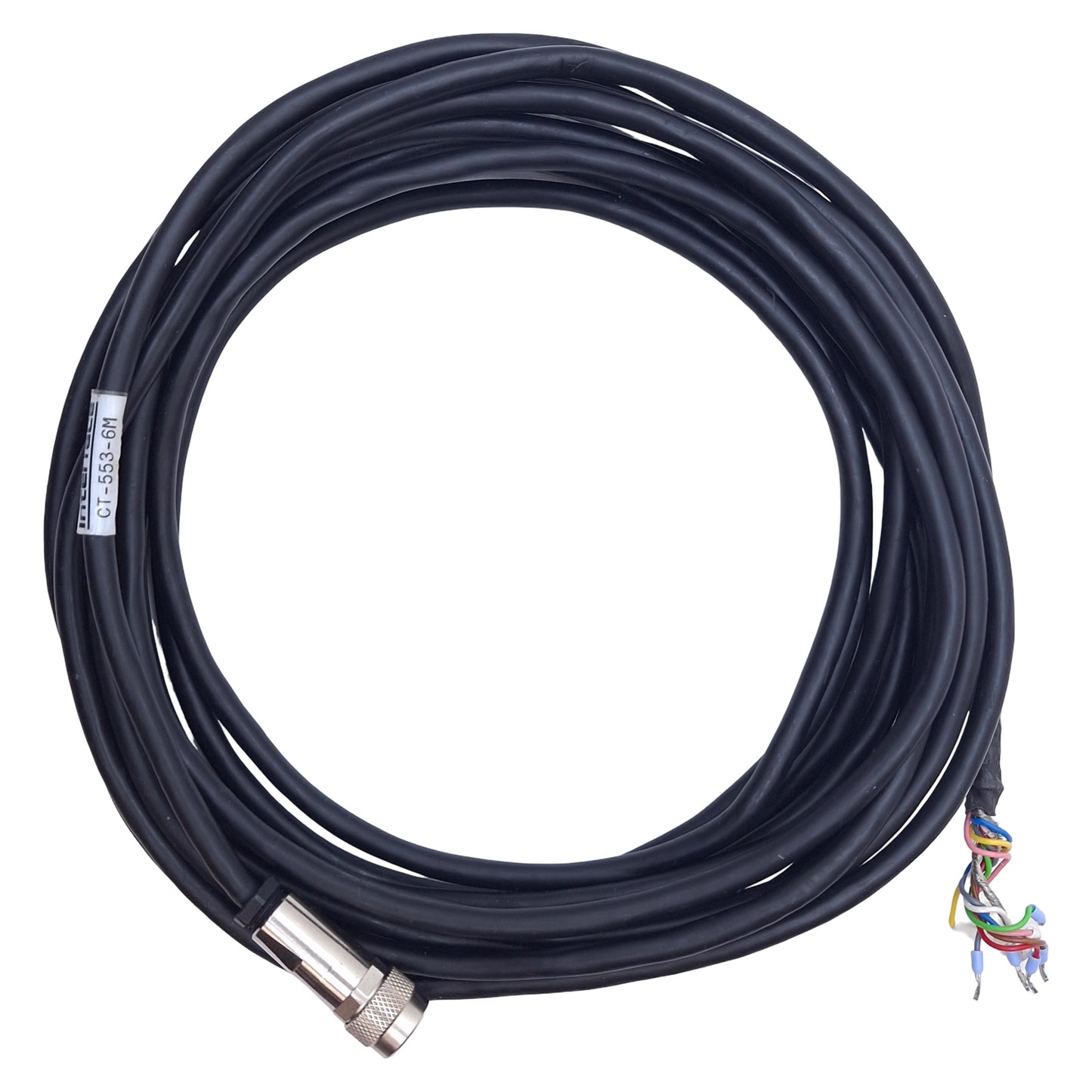 Used Interface CT-553-6M Interconnect Cable 8-Pin to Flying Leads, 6m Length