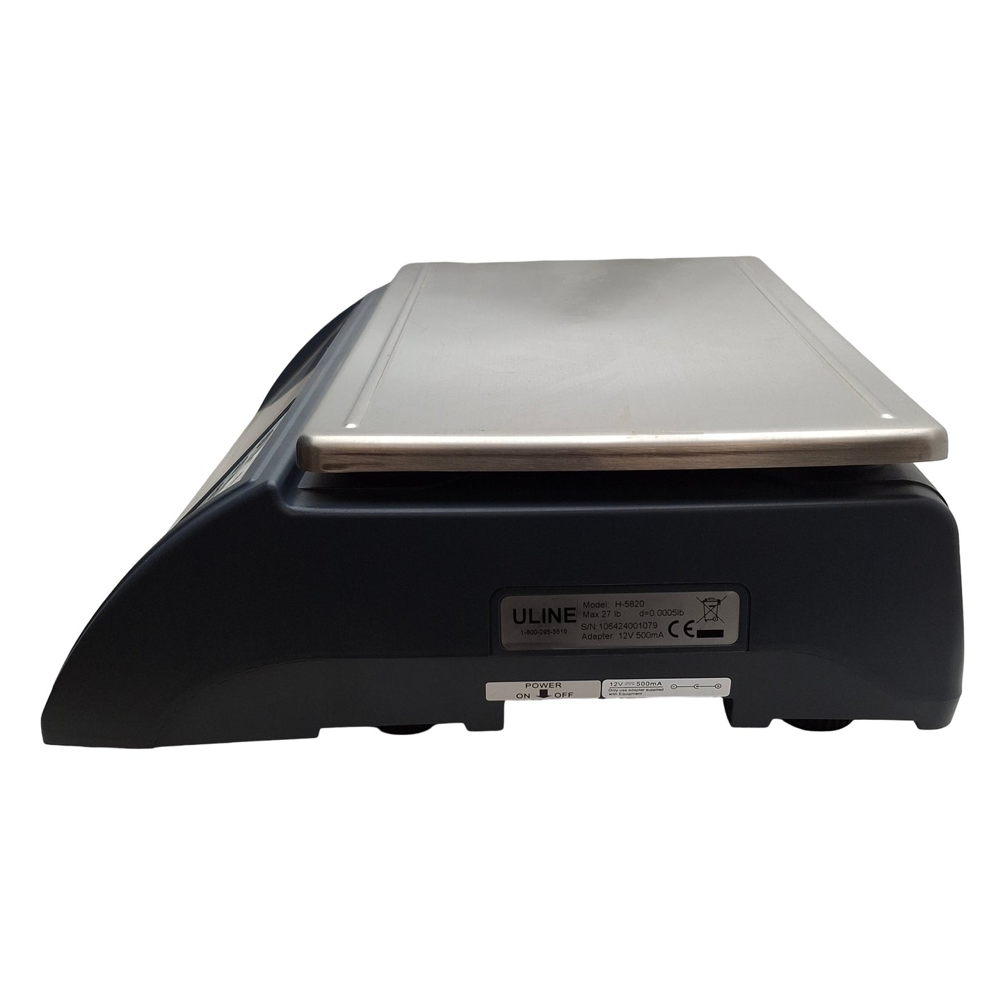 Used Uline H-5820 Deluxe Digital Counting Scale, 0.0005lbs Division, 27lbs Capacity