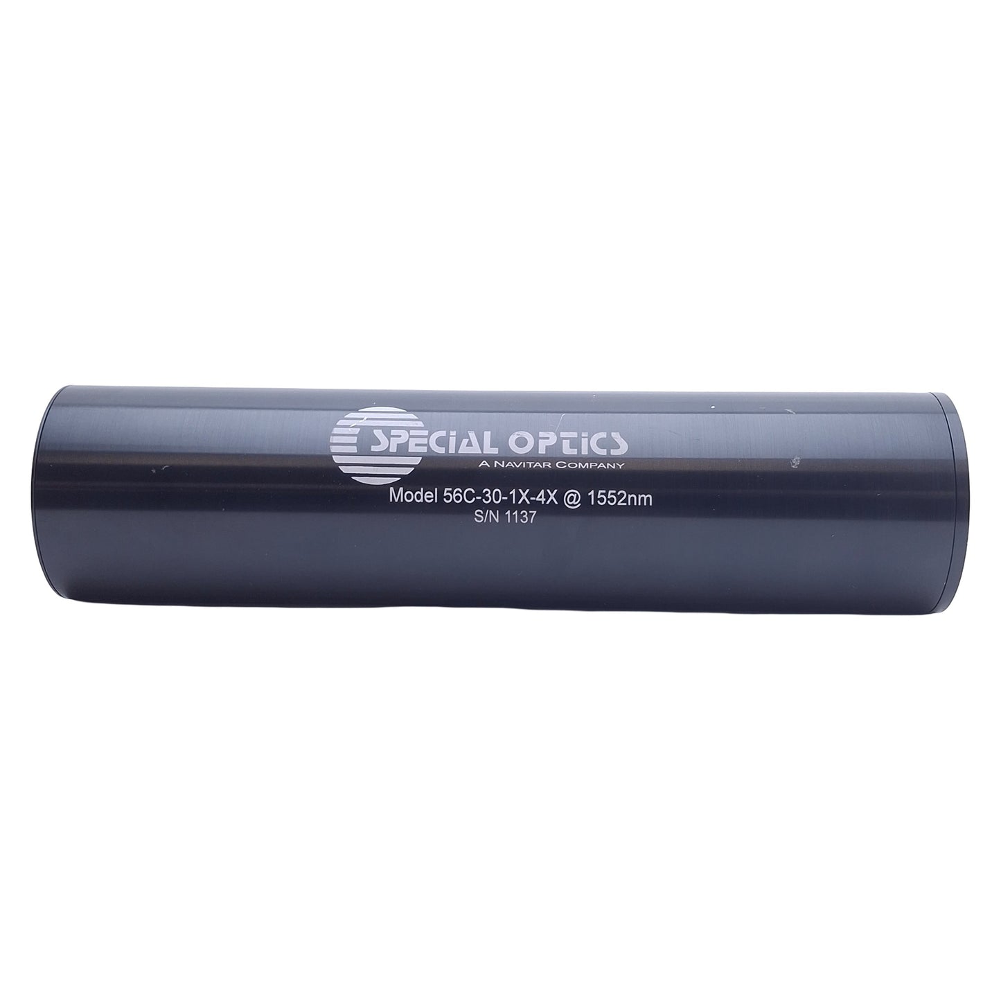 Used Navitar Special Optics 56C-30-1-4X Motorized Laser Beam Expander, 1x-4x, 1552nm