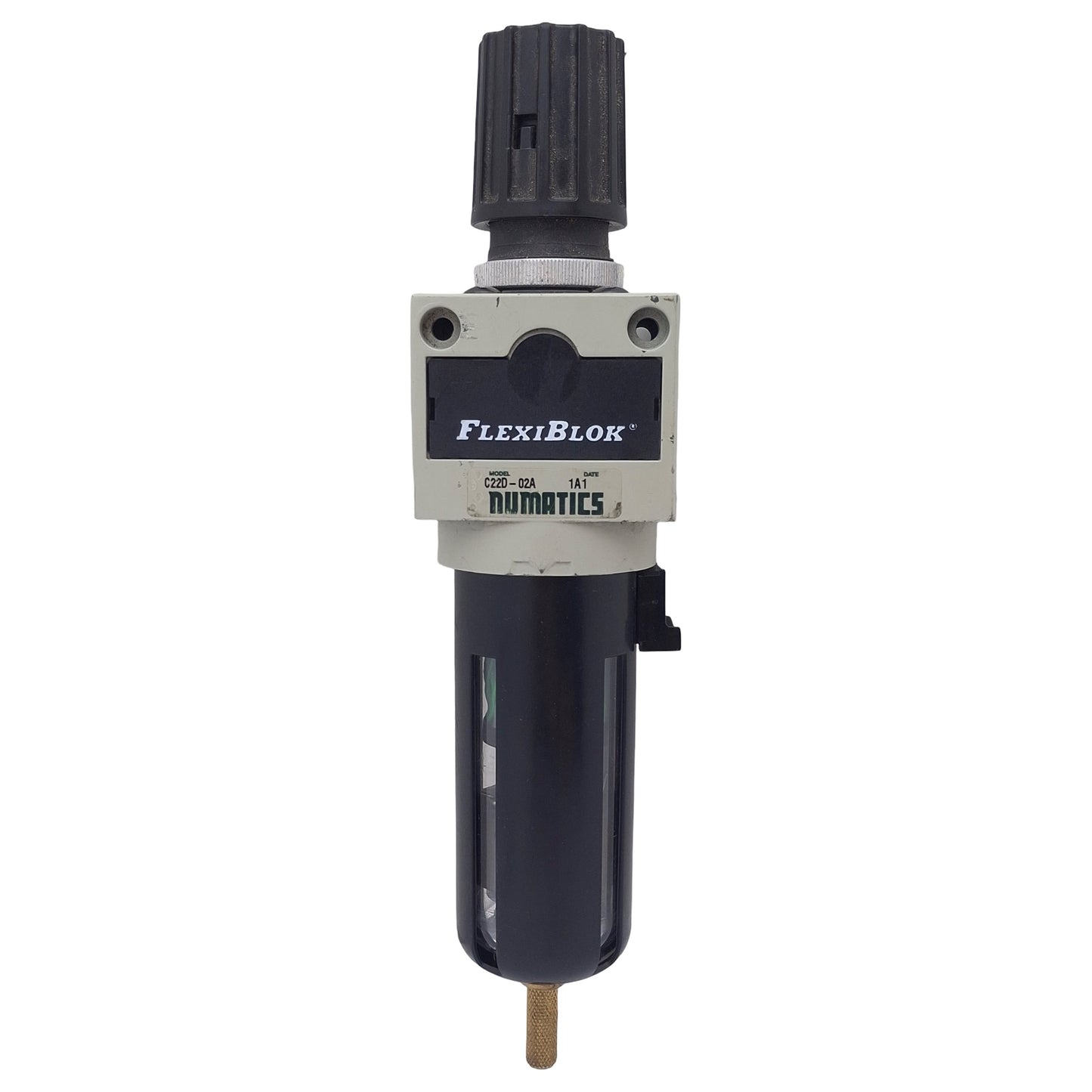 Used Numatics C22D-02A Pneumatic Coalescing Filter, 1/4" NPT, 0-150psi, 0.3µm, 35SCFM