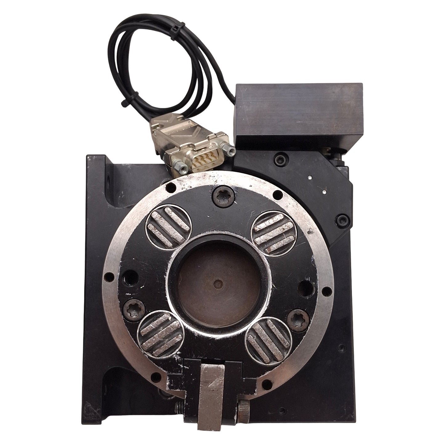 Used Aerotech ART310-G54 Precision Rotary Stage, ø100mm, 54:1, 360°, DB9, NEMA 23