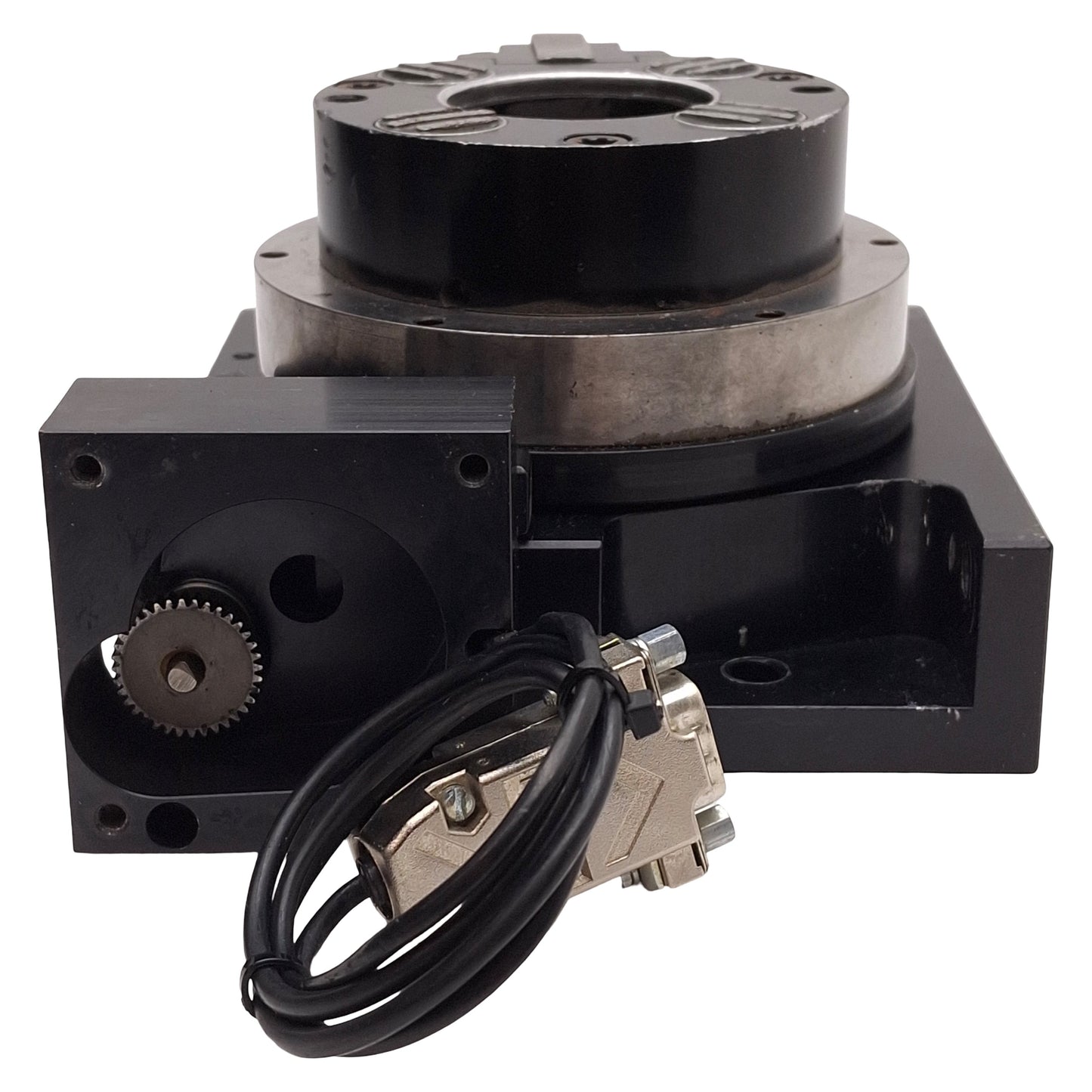Used Aerotech ART310-G54 Precision Rotary Stage, ø100mm, 54:1, 360°, DB9, NEMA 23