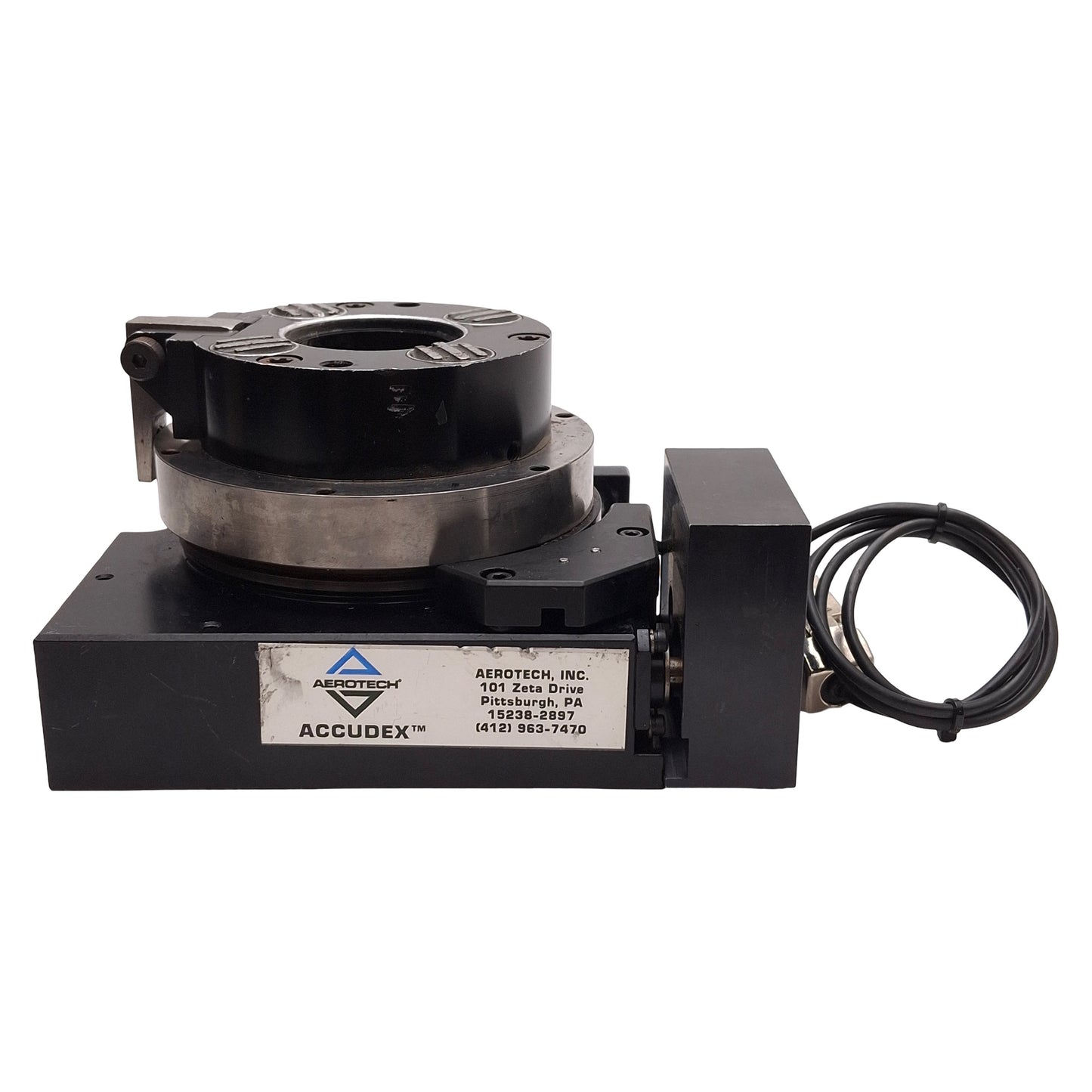 Used Aerotech ART310-G54 Precision Rotary Stage, ø100mm, 54:1, 360°, DB9, NEMA 23