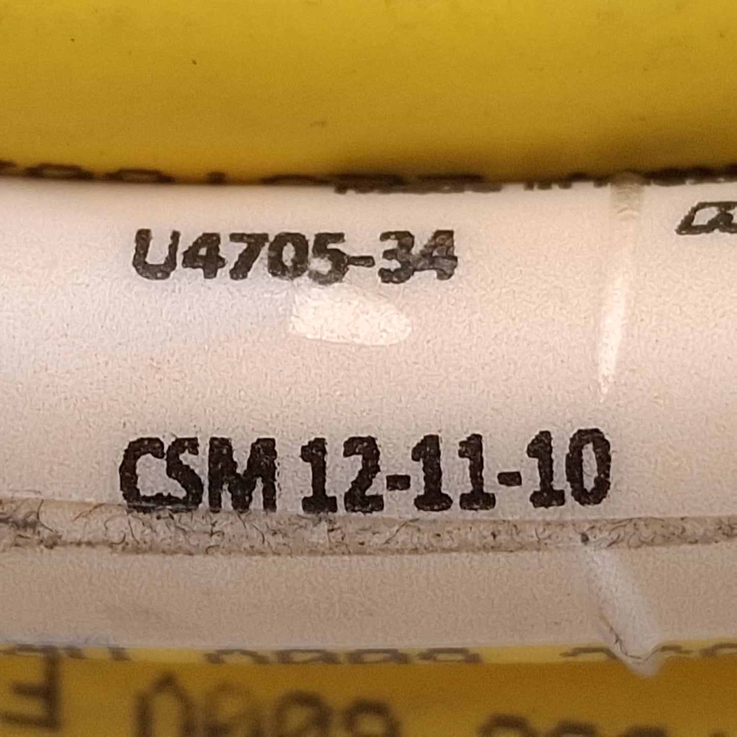 Used Turck CSM 12-11-10 Actuator & Sensor Cordset, M23 12-Pin Multifast Male, 5m