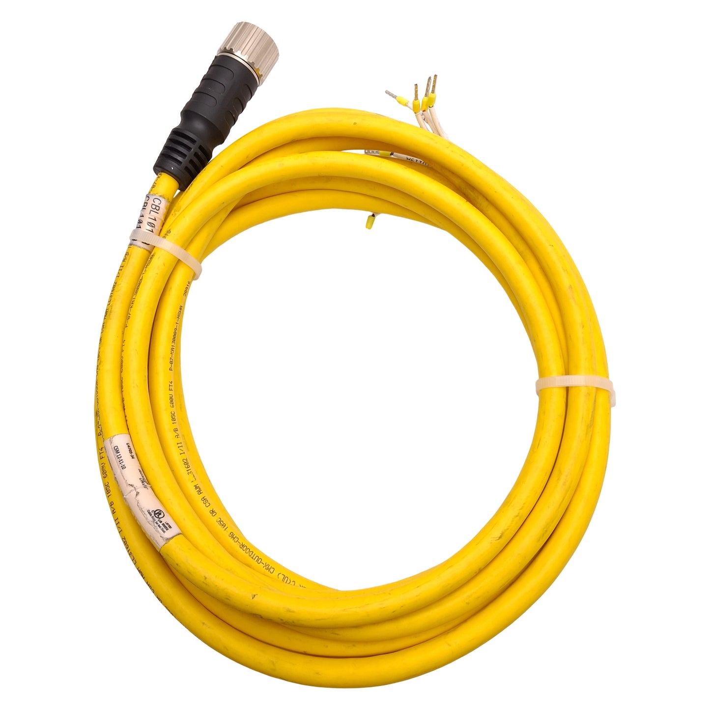 Used Turck CSM 12-11-10 Actuator & Sensor Cordset, M23 12-Pin Multifast Male, 5m