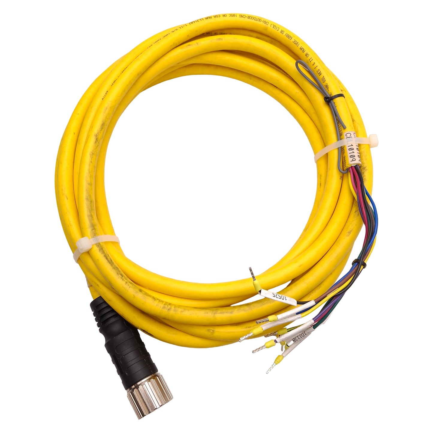 Used Turck CSM 12-11-10 Actuator & Sensor Cordset, M23 12-Pin Multifast Male, 5m