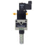 Used Numatics S22E-03BKMP Quick Exhaust Solenoid Valve, 3/8in NPT, 150psi, 24VDC Coil