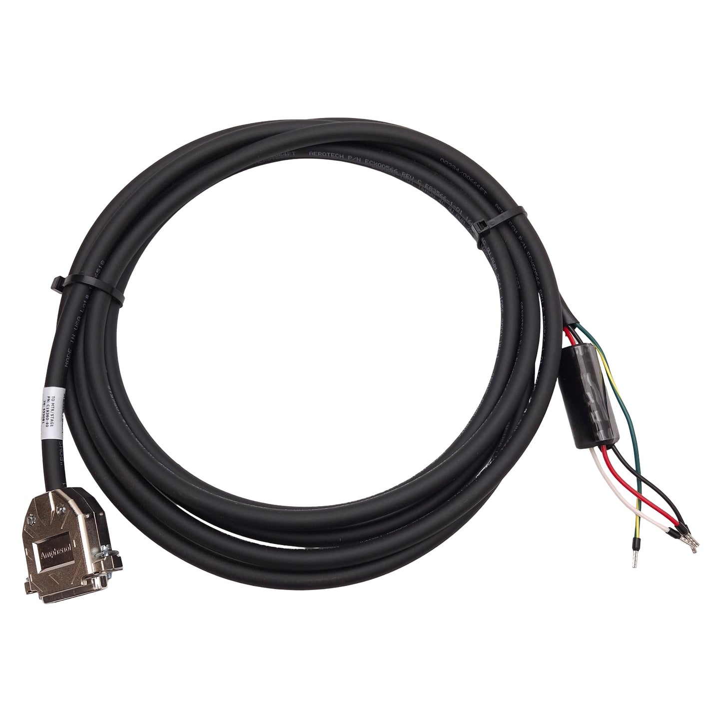 New – Open box Aerotech C19360-40 NDrive Brushless Motor Stage Controller 4-pin Power Cable, 4m