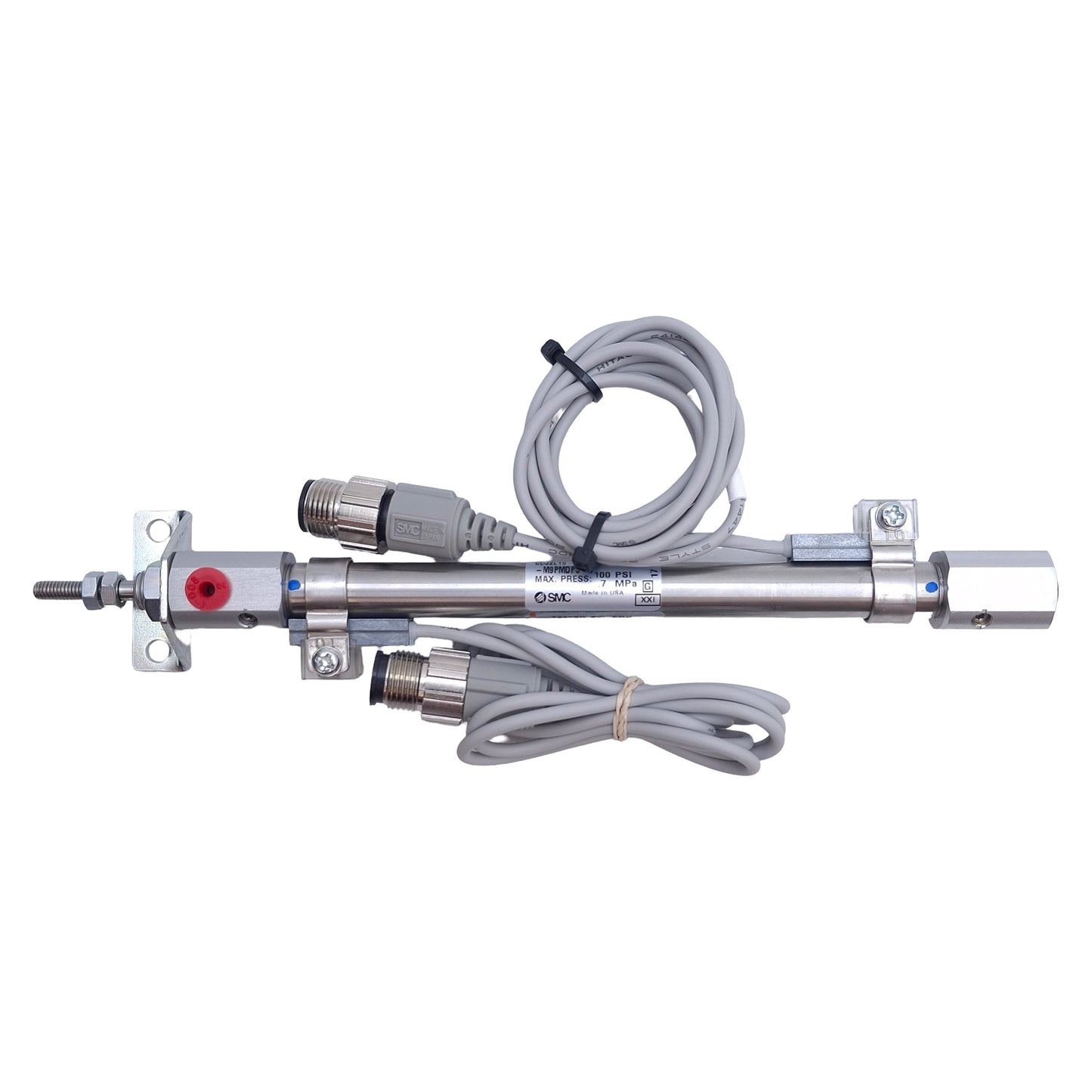 New – Open box SMC CDJ2L10-100ARZ-M9PMDPC-B Double Acting Air Cylinder, 10mm Bore, 100mm Stroke