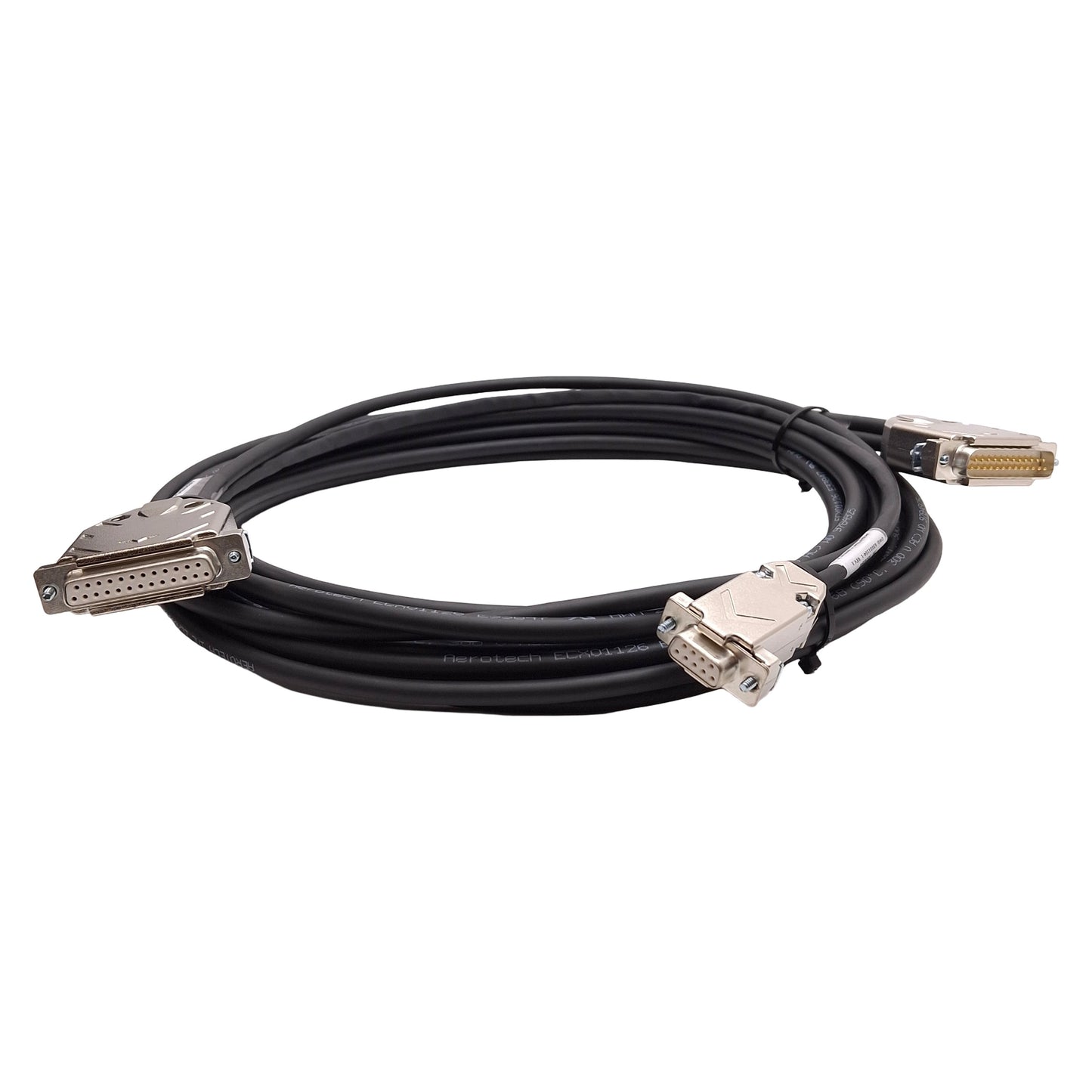 New – Open box Aerotech C21041-40 Npaq Linear Stage Feedback Cable, DB25M to DB25F & DB9F, 4m