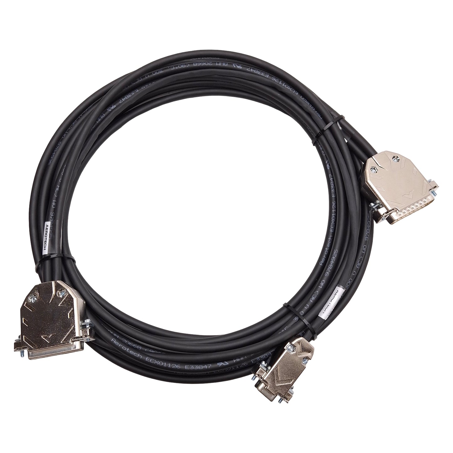 New – Open box Aerotech C21041-40 Npaq Linear Stage Feedback Cable, DB25M to DB25F & DB9F, 4m