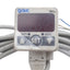 New – Open box SMC ISE40-T1-62L Digital Pressure Switch, PNP, -0.1~1.0MPa, 12-24VDC, 1/8in NPT