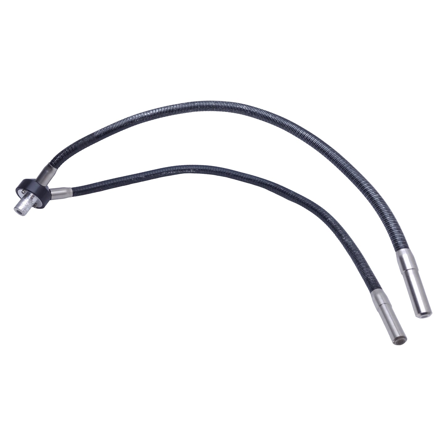 Used Dolan Jenner EEG2823 Fiber-Lite Dual Gooseneck Fiber Optic Light Guide, 23in